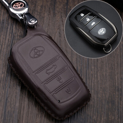Che Dapin Toyota Key Bag New Highlander Prado New Crown Overbearing 2700 Camry Elfa RAV4 Mens Car Car Remote Key Set Buckle Smart Three Button Brown 
Che Dapin Toyota Key Bag New Highlander Prado New Crown Overbearing 2700 Camry Elfa RAV4 Mens Car Car Remote Key Set Buckle Smart Three Button Brown