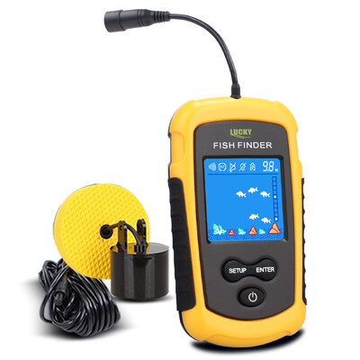 Lucky Brand Fish Finders Alarm 100M Portable Sonar LCD Fishing Lure Bait Echo Sounder Carp Fishing Finder FFC1108-1
Lucky Brand Fish Finders Alarm 100M Portable Sonar LCD Fishing Lure Bait Echo Sounder Carp Fishing Finder FFC1108-1