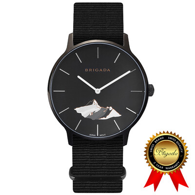 BRIGADA Швейцарские часы для мужчин, Nice Fashion Cool Black Quartz Мужские часы 
BRIGADA Швейцарские часы для мужчин, Nice Fashion Cool Black Quartz Мужские часы