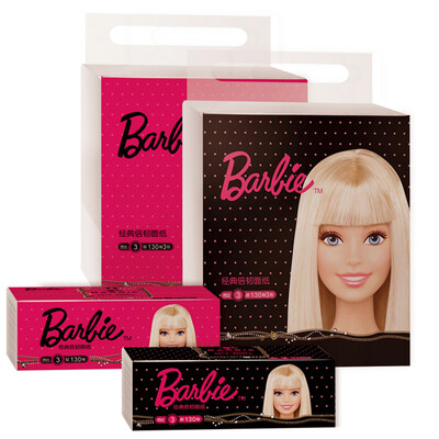 Barbie Barbie classic times tough series 3 layer 130 pumping 3 package extract style paper (large size) black and red random
Barbie Barbie classic times tough series 3 layer 130 pumping 3 package extract style paper (large size) black and red random