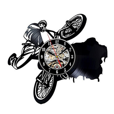 Vinyl Record Wall Clock Motorcycle Bike Design Sports Theme Personalizd Sport Art Home Decor
Vinyl Record Wall Clock Motorcycle Bike Design Sports Theme Personalizd Sport Art Home Decor
