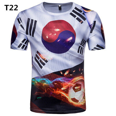 2018 New World Cup Memorial T-shirts Short-sleeved Casual Fans Orgy Football Printing Series Sports Running Fitness Sweatshirt
2018 New World Cup Memorial T-shirts Short-sleeved Casual Fans Orgy Football Printing Series Sports Running Fitness Sweatshirt