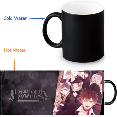 DIABOLIK LOVERS 350ml12oz Heat Reveal Mug Color Change Coffee Cup Sensitive Morphing Mugs Magic Mug Milk Tea Cups
DIABOLIK LOVERS 350ml12oz Heat Reveal Mug Color Change Coffee Cup Sensitive Morphing Mugs Magic Mug Milk Tea Cups