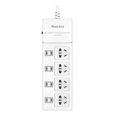 Huntkey SSH402 4 bit 2 meters new national standard anti overload control switch socket socket socket board
Huntkey SSH402 4 bit 2 meters new national standard anti overload control switch socket socket socket board