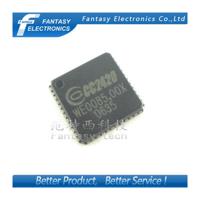 5PCS CC2420RTCR VQFM CC2420 QFN 2.4 GHz IEEE 802.15.4 / ZigBee-ready RF Transceiver new and original free shipping
5PCS CC2420RTCR VQFM CC2420 QFN 2.4 GHz IEEE 802.15.4 / ZigBee-ready RF Transceiver new and original free shipping