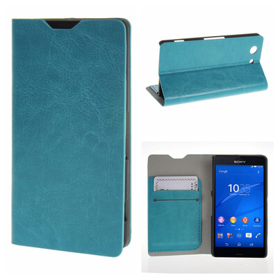 MOONCASE Case for Sony Xperia Z3 Compact ( Z3 Mini ) Leather Wallet Flip Card Holder Bracket Back Pouch Case Cover Blue 01
MOONCASE Case for Sony Xperia Z3 Compact ( Z3 Mini ) Leather Wallet Flip Card Holder Bracket Back Pouch Case Cover Blue 01