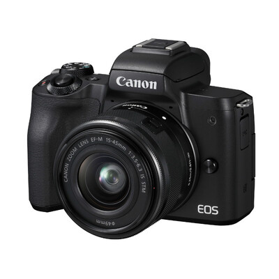 Canon EOS M50 15-4555-200 dual-lens black cover DIGIC 8 processor 24 million pixel dual-focus rotary touch screen
Canon EOS M50 15-4555-200 dual-lens black cover DIGIC 8 processor 24 million pixel dual-focus rotary touch screen