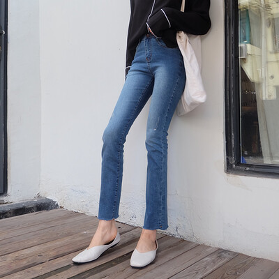 Fashion Spandex high waist Skinny Jeans Women Boyfriend Fringed Edge Slim Fit Denim Jeans blue
Fashion Spandex high waist Skinny Jeans Women Boyfriend Fringed Edge Slim Fit Denim Jeans blue