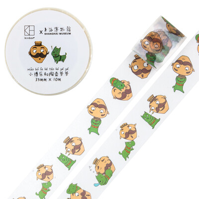 Kinbor × Shanghai Museum Pocket&Paper Glue Bandwidth Edition 35mm10m Handbook Sticker Bole&his little friend DTB64168
Kinbor × Shanghai Museum Pocket&Paper Glue Bandwidth Edition 35mm10m Handbook Sticker Bole&his little friend DTB64168