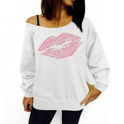 2018 New Women Brand Fashion Sweatshirts Female Sexy Red Big Lips Printed Off Shoulder Long-Sleeved Pullovers Hoodies
2018 New Women Brand Fashion Sweatshirts Female Sexy Red Big Lips Printed Off Shoulder Long-Sleeved Pullovers Hoodies