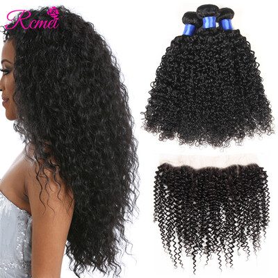 Rcmei 8A Raw Virgin Hair Frontal Closure With 3 Bundles Weave 13X4 with Baby Hair Pre Plucked Brazilian Kinky Curly Human Hair
Rcmei 8A Raw Virgin Hair Frontal Closure With 3 Bundles Weave 13X4 with Baby Hair Pre Plucked Brazilian Kinky Curly Human Hair