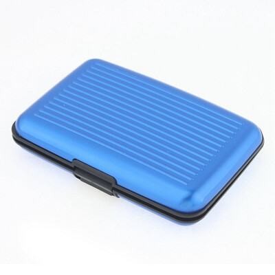 Multi Color Credit Metal Holder Wallet ID Purse Business Card BLUE 
Multi Color Credit Metal Holder Wallet ID Purse Business Card BLUE