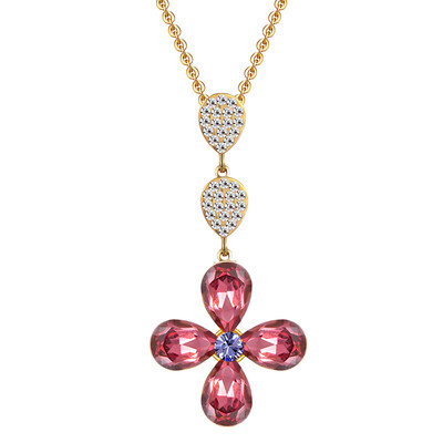 GIFT OF LOVE four-leaf clover Pendant Necklace Made with Swarovski Crystals by Italy Designer
GIFT OF LOVE four-leaf clover Pendant Necklace Made with Swarovski Crystals by Italy Designer
