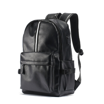 Casual Black Soft Leather Business Rucksack Bag Backpack Students Laptop Knapsack Back Pack Daypack
Casual Black Soft Leather Business Rucksack Bag Backpack Students Laptop Knapsack Back Pack Daypack