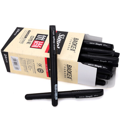 BAOKE BAOKE PC2378 excellent yet neutral pen 07mm black 24 box