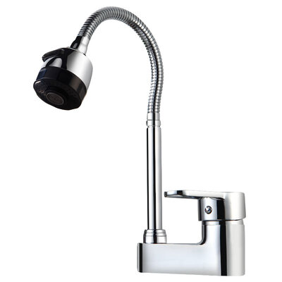 MG MEJUE Z-1256 Vientiane rotating double hole hot&cold basin faucet shower water column two kinds of water