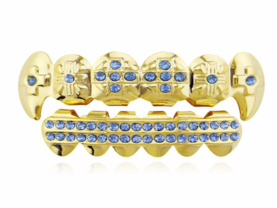 Sally Xu Hip-Hop Golden Teeth Grill Top And Bottom Grill Tooth Mouth Punk Teeth Hats Costumes Party Dental Rapper Hands Jewelry Gi
Sally Xu Hip-Hop Golden Teeth Grill Top And Bottom Grill Tooth Mouth Punk Teeth Hats Costumes Party Dental Rapper Hands Jewelry Gi
