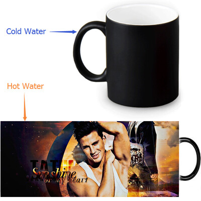 Channing Tatum 350ml12oz Heat Reveal Mug Color Change Coffee Cup Sensitive Morphing Mugs Magic Mug Milk Tea Cups
Channing Tatum 350ml12oz Heat Reveal Mug Color Change Coffee Cup Sensitive Morphing Mugs Magic Mug Milk Tea Cups