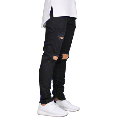 Tangjin Men Jeans Stretch Destroyed Ripped Design Fashion Ankle Zipper Skinny Jeans For Men
Tangjin Men Jeans Stretch Destroyed Ripped Design Fashion Ankle Zipper Skinny Jeans For Men