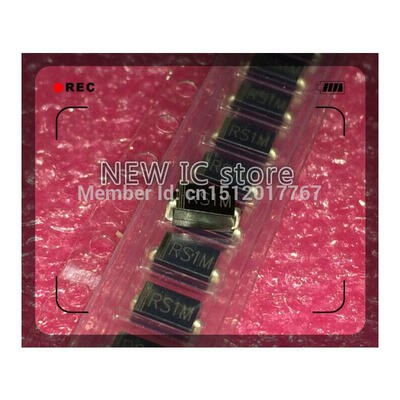 Free shipping 100pcs NEW Original SMD RS1M FR107 1A 1000V High Voltage Rectifier Diode DO-214AC SMA
Free shipping 100pcs NEW Original SMD RS1M FR107 1A 1000V High Voltage Rectifier Diode DO-214AC SMA