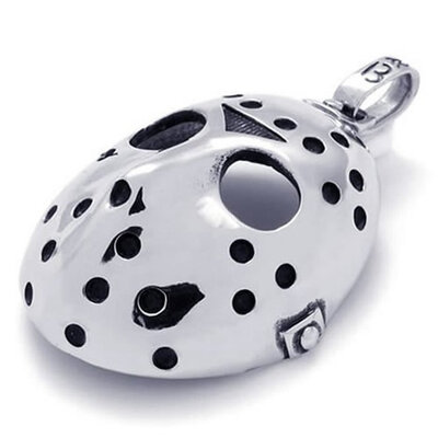 Hpolw men Silver Stainless Steel 925 Sterling Silver Halloween Jason Mask Hollow Pendant 18-26 inch Chain,Christmas present
Hpolw men Silver Stainless Steel 925 Sterling Silver Halloween Jason Mask Hollow Pendant 18-26 inch Chain,Christmas present