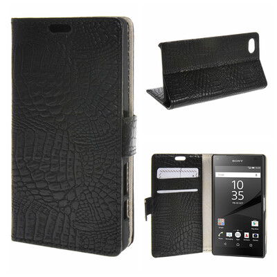 MOONCASE Case for Sony Xperia Z5 Compact ( Z5 Mini ) Snake pattern Leather Flip Folio Wallet Slot Stand Case Cover Black 02
MOONCASE Case for Sony Xperia Z5 Compact ( Z5 Mini ) Snake pattern Leather Flip Folio Wallet Slot Stand Case Cover Black 02