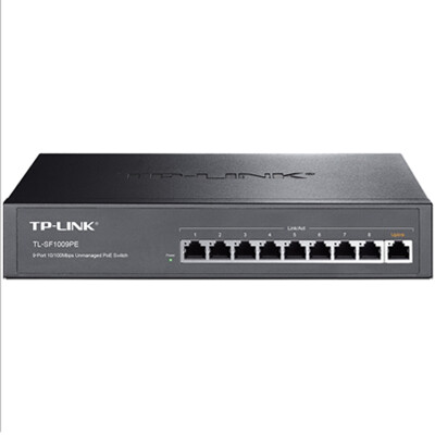 

TP-LINK SF1009PE 9-портовый 100M 8 POE не-сетевое управление Повышение мощности коммутатора PoE