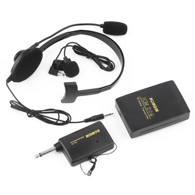 VHF Stage Wireless Lavalier Lapel Headset Microphone System Mic FM Transmitter Black
VHF Stage Wireless Lavalier Lapel Headset Microphone System Mic FM Transmitter Black