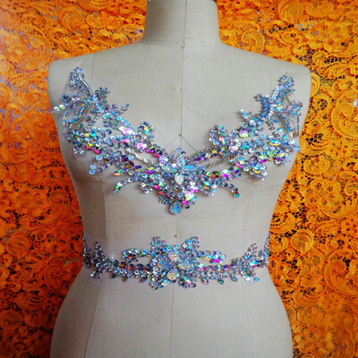 Pure hand made red blue green sew on Rhinestones applique crystals patches 2926cm387cm for dress DIY dress accessory
Pure hand made red blue green sew on Rhinestones applique crystals patches 2926cm387cm for dress DIY dress accessory