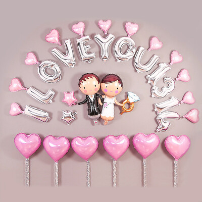 Yuhuaze aluminum film balloon package wedding supplies wedding room bedroom dress up layout Valentines Day wedding wedding decoration supplies
Yuhuaze aluminum film balloon package wedding supplies wedding room bedroom dress up layout Valentines Day wedding wedding decoration supplies