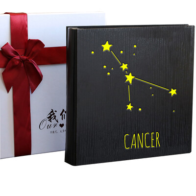 Beautiful diy handmade wood album this creative twelve constellation couple romantic gift album patted paste album handmade crab gift box
Beautiful diy handmade wood album this creative twelve constellation couple romantic gift album patted paste album handmade crab gift box