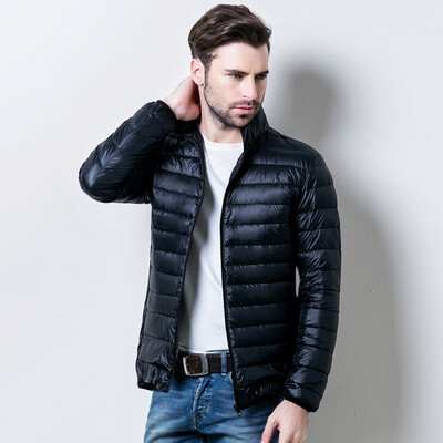 2015 Men's New Winter Jacket And Coat Plus Size Clothing Slim solid color advanced light down jacket
2015 Men's New Winter Jacket And Coat Plus Size Clothing Slim solid color advanced light down jacket