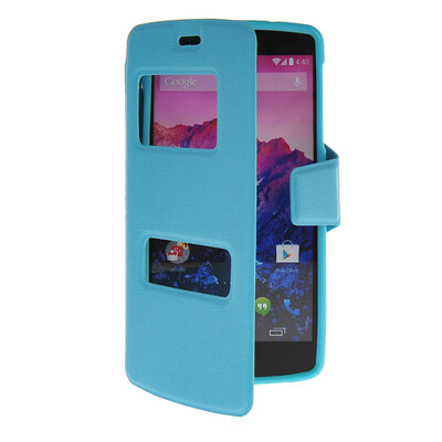 MOONCASE View Window Leather Side Flip Pouch Hard board Shell Back Case Cover for LG Google Nexus 5 Blue
MOONCASE View Window Leather Side Flip Pouch Hard board Shell Back Case Cover for LG Google Nexus 5 Blue