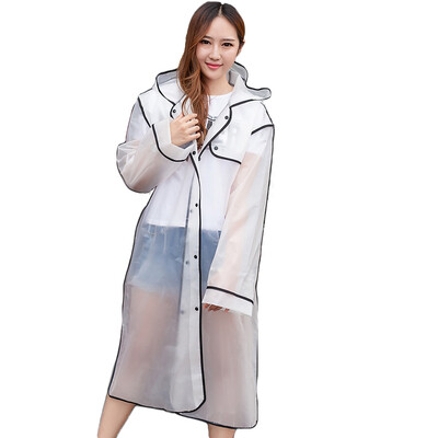 Top Man Town Outdoor EVA Raincoat Mountaineering Hiking Adult Translucent Fashion Raincoat Thicken Non-Disposable Raincoat Men&Women Long Cap with Black Edge
Top Man Town Outdoor EVA Raincoat Mountaineering Hiking Adult Translucent Fashion Raincoat Thicken Non-Disposable Raincoat Men&Women Long Cap with Black Edge