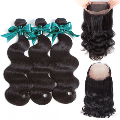 9A Pre Plucked 360 Lace Frontal With Bundle with Baby Hair Malaysian Body Wave 360 Lace Virgin Hair Frontal Closure With Bundles
9A Pre Plucked 360 Lace Frontal With Bundle with Baby Hair Malaysian Body Wave 360 Lace Virgin Hair Frontal Closure With Bundles