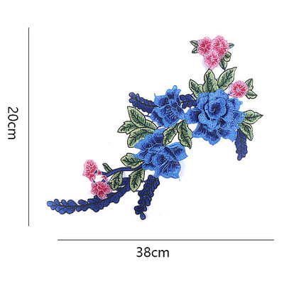 Sunbling 3D Big Flowers Embroidered Sew On Patch For Women Wedding Dress Clothing Jacket DIY Handmade Applique Accessory
Sunbling 3D Big Flowers Embroidered Sew On Patch For Women Wedding Dress Clothing Jacket DIY Handmade Applique Accessory