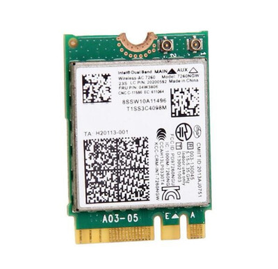 Wireless Adapter Card for Intel Dual Band 7260NGW AC BT40 WIFI NGFF Card For IBM lenovo thinkpad T440 T440S X240S 04W3806
Wireless Adapter Card for Intel Dual Band 7260NGW AC BT40 WIFI NGFF Card For IBM lenovo thinkpad T440 T440S X240S 04W3806