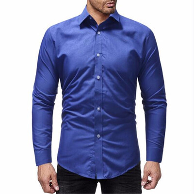 2018 Autumn New Hot sale Mens Shirts Fashion Brand Slim fit Solid color Shirt Male Long Sleeves Casual Shirt Camisa Masculina
2018 Autumn New Hot sale Mens Shirts Fashion Brand Slim fit Solid color Shirt Male Long Sleeves Casual Shirt Camisa Masculina