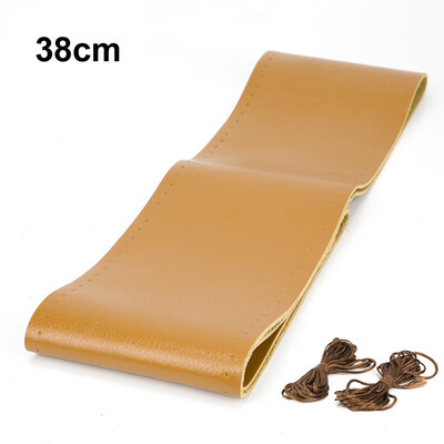 KAWOSEN Genuine Leather Steering Wheel CoverCar Styling Accessories Volante EsportivoDIY Handmade Case With Needles&Thread 
KAWOSEN Genuine Leather Steering Wheel CoverCar Styling Accessories Volante EsportivoDIY Handmade Case With Needles&Thread