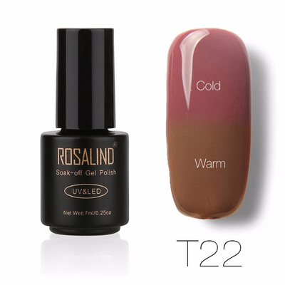 ROSALIND Gel 1S 7ML Temperature changing Chameleon Gel Nail Polish Top Base Coat Needed poly gel Semi Permanent primer for nails
ROSALIND Gel 1S 7ML Temperature changing Chameleon Gel Nail Polish Top Base Coat Needed poly gel Semi Permanent primer for nails