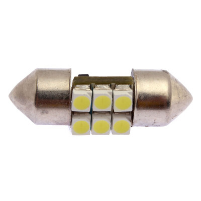 Car Dome 6 3528-SMD LED Bulb Light Interior Festoon Lamp 27mm White High Quality 82854
Car Dome 6 3528-SMD LED Bulb Light Interior Festoon Lamp 27mm White High Quality 82854