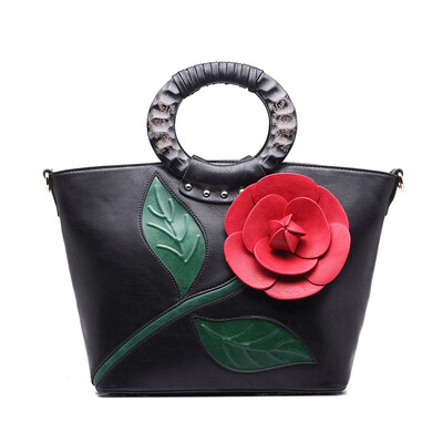Luxury brands women leather handbag rose flowers bride tote bag large pretty shoulder bag Messenger bag for girlfriend
Luxury brands women leather handbag rose flowers bride tote bag large pretty shoulder bag Messenger bag for girlfriend