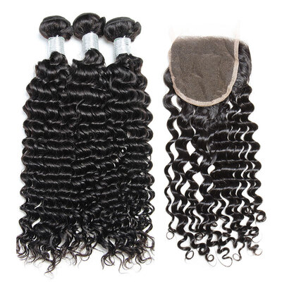 8A Indian Curly Virgin Hair With Closure 4 Pcs Lot 100 Indian Remy Human Hair Weaves 3 Bundles And Lace Closures Natural Black 1B
8A Indian Curly Virgin Hair With Closure 4 Pcs Lot 100 Indian Remy Human Hair Weaves 3 Bundles And Lace Closures Natural Black 1B
