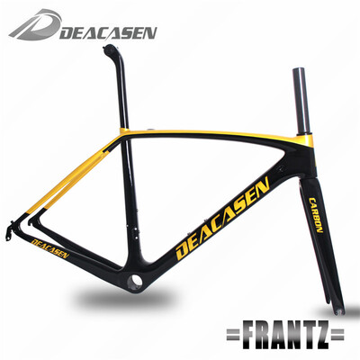 2018 Deacasen Hot Sale T1000 Di2 Carbon Road Frame Cycling Bicycle Racing Frameset Frame ForkSeatpostHeadsetClamp Carbon Fiber
2018 Deacasen Hot Sale T1000 Di2 Carbon Road Frame Cycling Bicycle Racing Frameset Frame ForkSeatpostHeadsetClamp Carbon Fiber