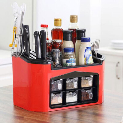 Multi-function Multi-grid Seasoning Rack Kitchen Knife Cutlery Seasoning Storage Spice Jar Storage Rack Set
Multi-function Multi-grid Seasoning Rack Kitchen Knife Cutlery Seasoning Storage Spice Jar Storage Rack Set