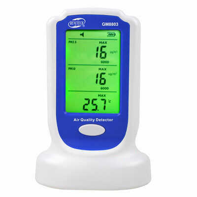 GM8803 Household Digital Rechargeable PM25 PM10 air quality pollution detector monitor sensor air quality detector
GM8803 Household Digital Rechargeable PM25 PM10 air quality pollution detector monitor sensor air quality detector