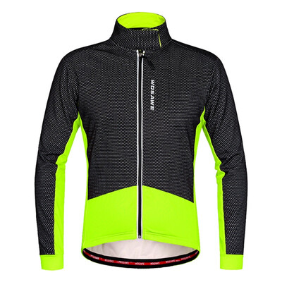 Cycling clothes autumn&winter cycling clothes wool warm long-sleeved jacket