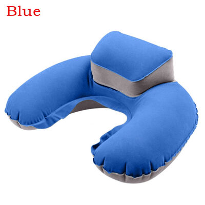 1PC New U Shaped Travel Pillow Car Air Flight Inflatable Pillows Neck Support Headrest Cushion Soft Nursing Cushion