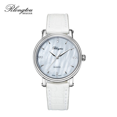 RlongTou Wrist watch women Charm Blue Series 105L-P-A Steel colored white shellfish drilled belt
RlongTou Wrist watch women Charm Blue Series 105L-P-A Steel colored white shellfish drilled belt
