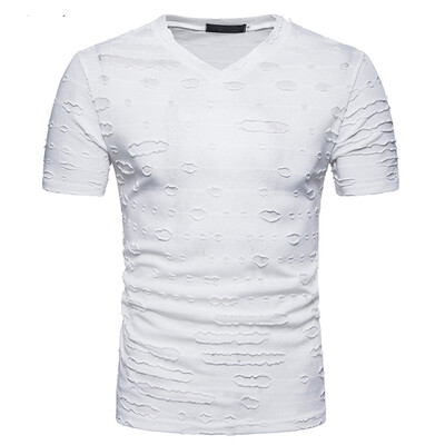 JCCHENFS 2018 Summer Fashion Cool Black White T Shirt For Men Hole Design Hip hop Streetwear Mens T-shirt Short Sleeve Tops
JCCHENFS 2018 Summer Fashion Cool Black White T Shirt For Men Hole Design Hip hop Streetwear Mens T-shirt Short Sleeve Tops